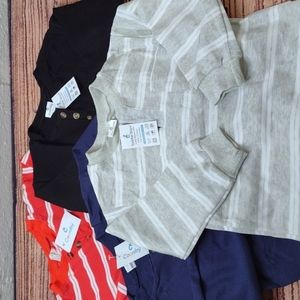 4 Cooraby Toddler Boys Henley Tops
